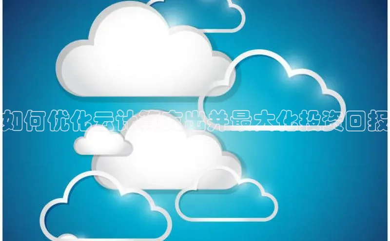 加拿大28圈官网版百度众测如何优化云计算支出并最大化投资回报